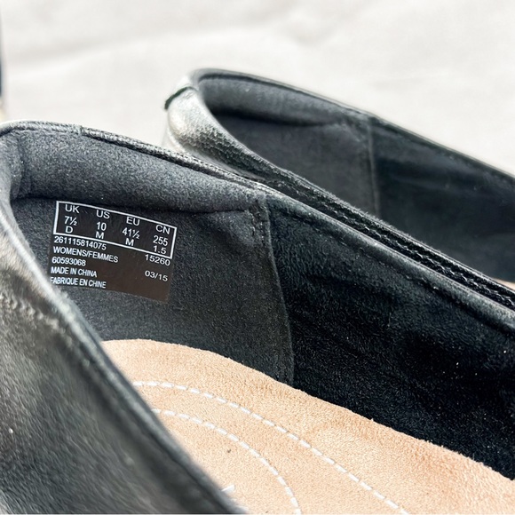 Clarks Artisan Rosalyn Belle black Leather heels size US 10 women - Picture 14 of 16